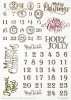 Conjunto Creativo RP047 - Calendario de Adviento Vintage